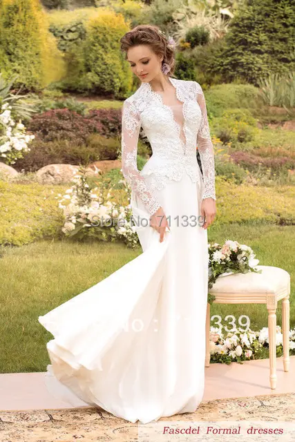 Garden Sheath Wedding Dresses