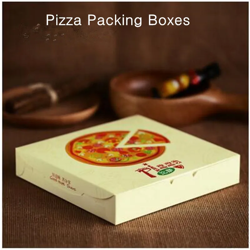 Коробка для пиццы белый картон коробка печати 20 см * 3 8 10 шт.|packaging milk|packaging box wholesalebox