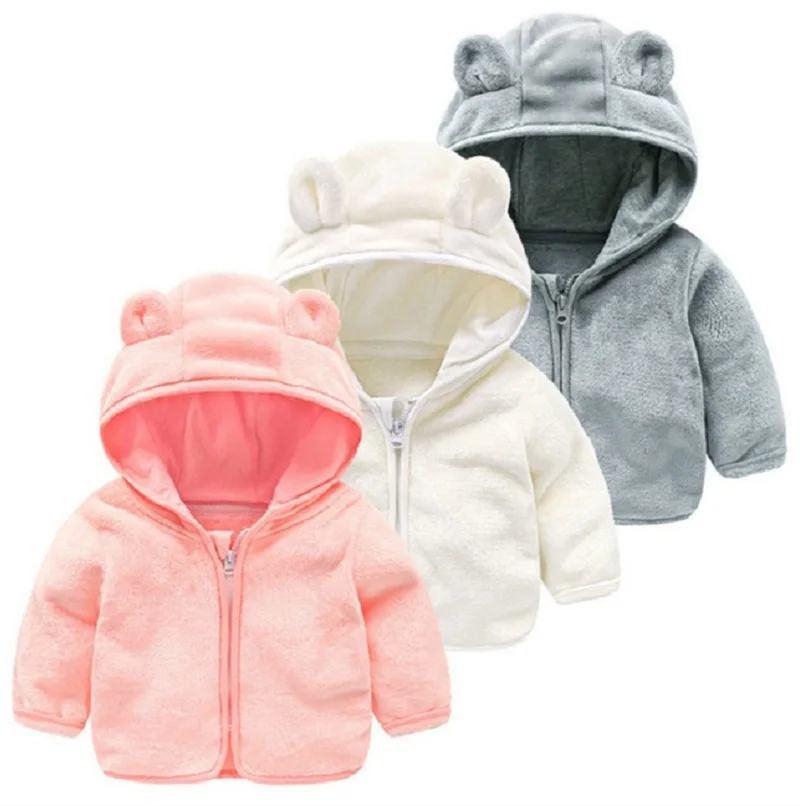 

Autumn Winter Baby Girls Boys Outwear Infants Cute Hooded Princess Warm Soft Comfortable Coats Christmas Gifts New Year Clothing