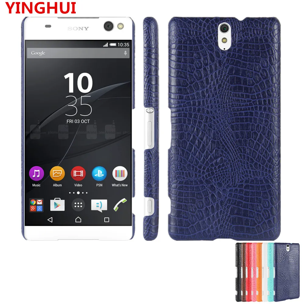 Для sony Xperia C5 Ультра чехол Роскошный крокодиловый узор pu кожаный чехол для sony E5533 E5563 двойной Модный чехол для телефона задняя крышка