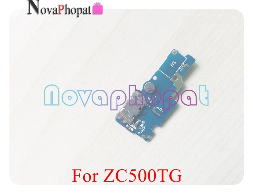 Novaphopat для Asus Zenfone Go ZB452KG ZC451TG ZC500TG ZB500KL X00AD порт для зарядной USB док-станции зарядное устройство микрофон Шлейф плата+ трек