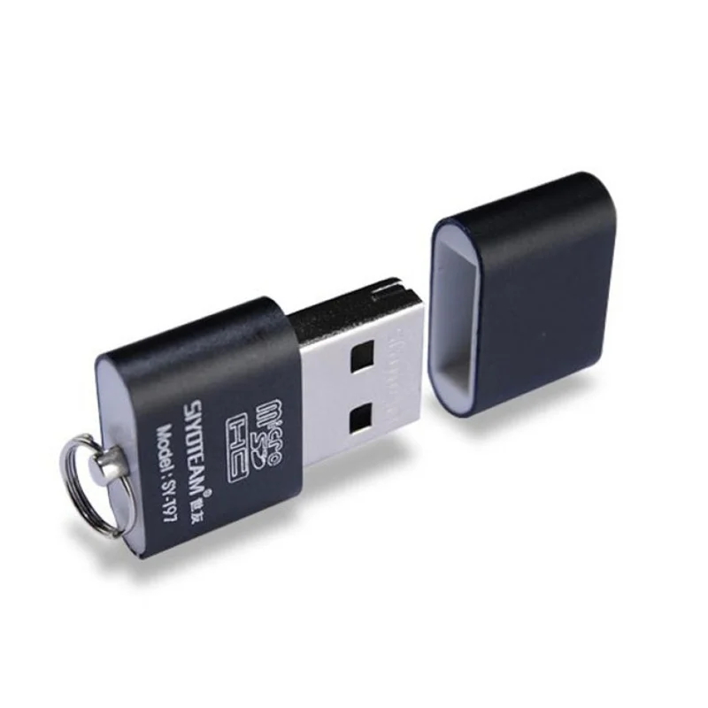Кард-ридер высокоскоростной USB 2,0 Micro SD TF T-Flash кард-ридер адаптер Профессиональный Мини Портативный карта памяти