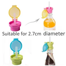 1 шт. хороший портативный BPA бесплатно Spillproof Choking-environing крышка чашки безопасная питьевая трубка крышка бутылки соломенная Крышка для детей