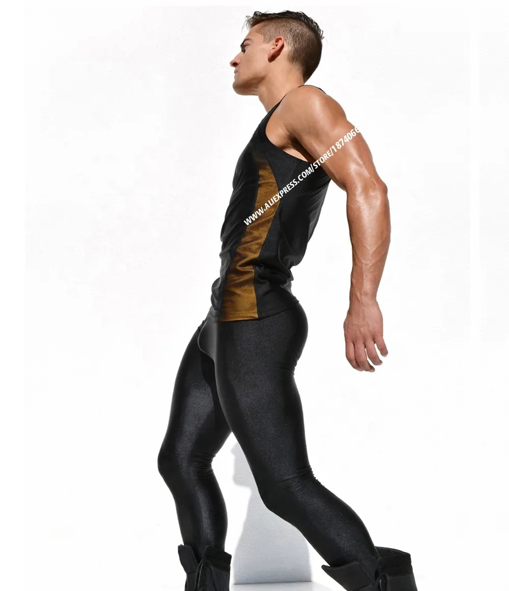 Aimpact Sexy Fashion Skinny Men Sport Pants Athletic Slim Fitted Running Men's Pants Gym Sexy Tight Causal Sweatpants AQ15 (6)