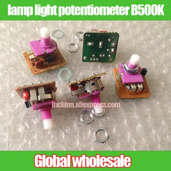 

5pcs lamp light tone with switch potentiometer B500K / plate length 29MM width 26MM