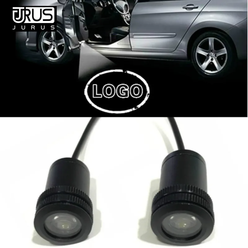 

JURUS 2pcs For Lexus For Skoda For Scania For Daewoo Car Door Projector Light Courtesy Logo Laser Projector Led Ghost Shadow