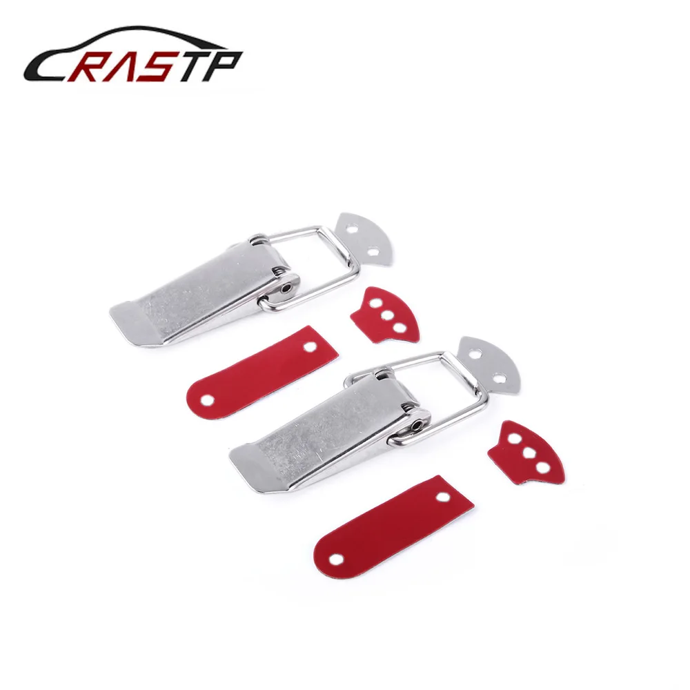 

Universal Stainless Steel Security Hook Lock Clip Kit Bumper Quick Release Hook Lock Clip For Racing Car Truck Accessories
