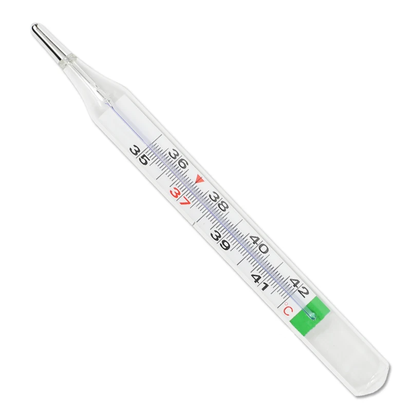 1pcs Baby Mercury free thermometer Glass Oxter Medical Child No mercury