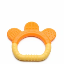 אמא ומלאך חמוד תינוק Teehters רך שיניים מקל Teether ללעוס צעצוע עבור תינוק ילדים סיליקון מזון מזין משלוח חינם, כדי-005-1