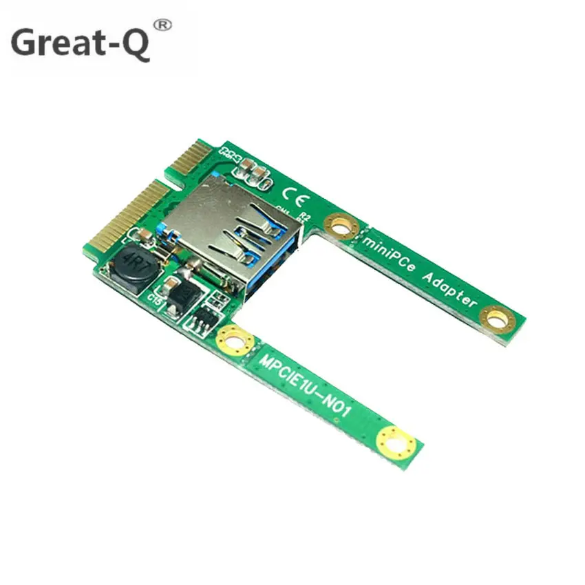 Hot Mini PCI-E Card Slot Expansion to USB 2.0 Interface Adapter Riser Card