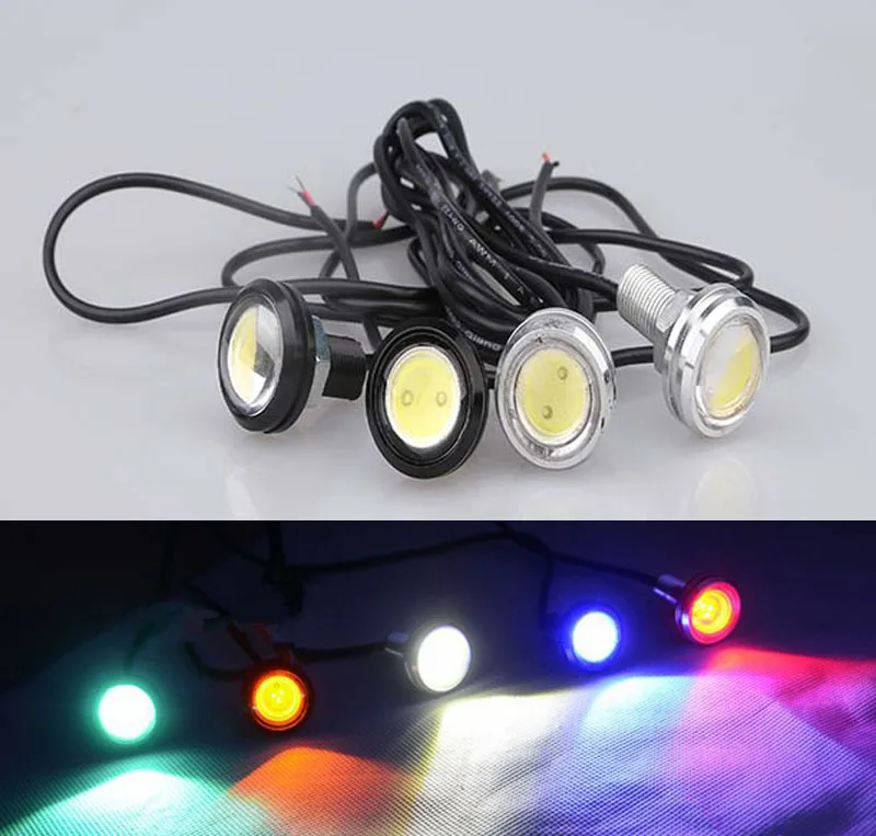 18MM Led DRL Daytime Running Lights For All Cars Eagle Eye Parking