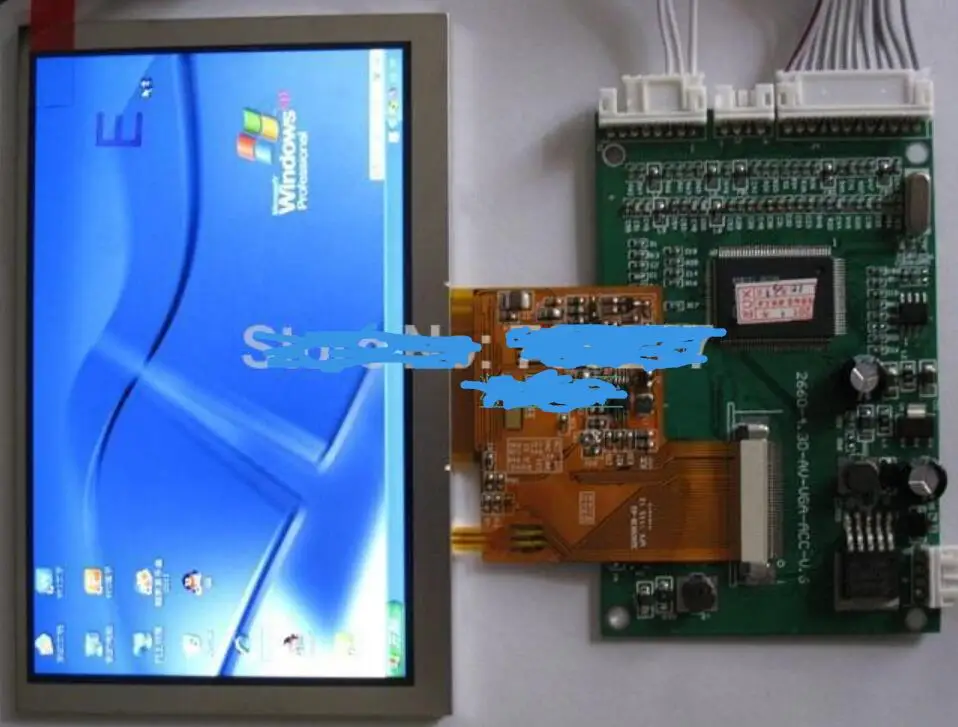 

5 "800 * 480 hd projection + LCD driver board suite 2 road AV + VGA DIY projector suite