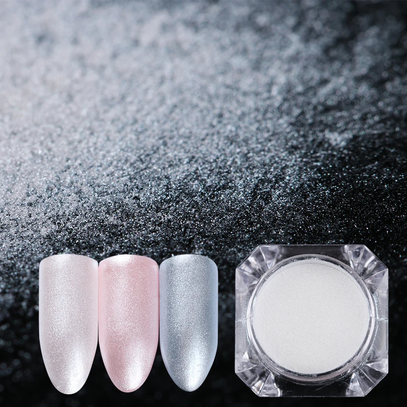 

1g/2g/3g Nail Glitter Powder Pearl Nails Mirror Effect Nail Pigments Dust Powder Nail Art Decorations DIY Manicure UV Gel Polish