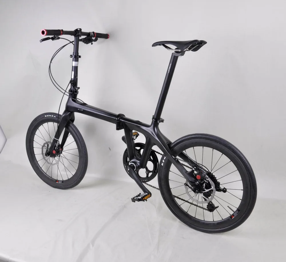 Sale Brand top quality carbon 20" folding bike complete popular custom design super light 10.18kg 20er full bicycle with groupset 21