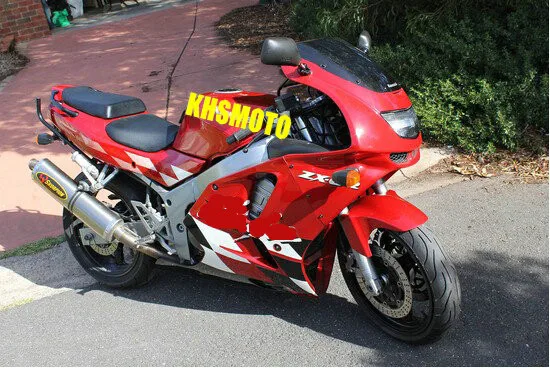 Набор обтекателей под заказ для KAWASAKI Ninja ZX6R 94 95 96 97 ZX 6R 1994 1996 1997 красный белый набор