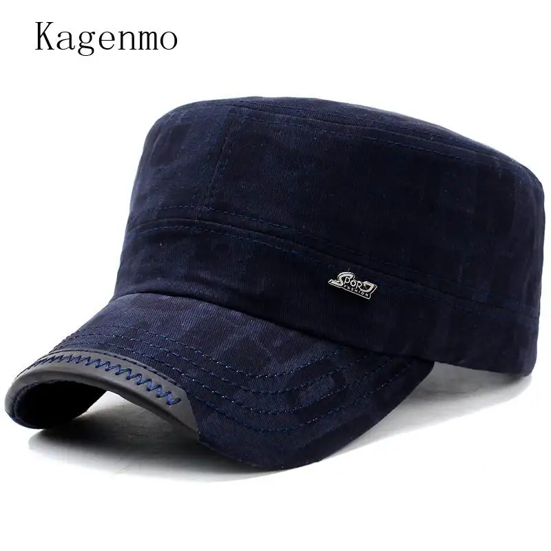 Kagenmo модная повседневная армейская шляпа мыть хлопок хорошего качества армейские кепки Открытый Унисекс кость козырек весна бейсболка 10 шт