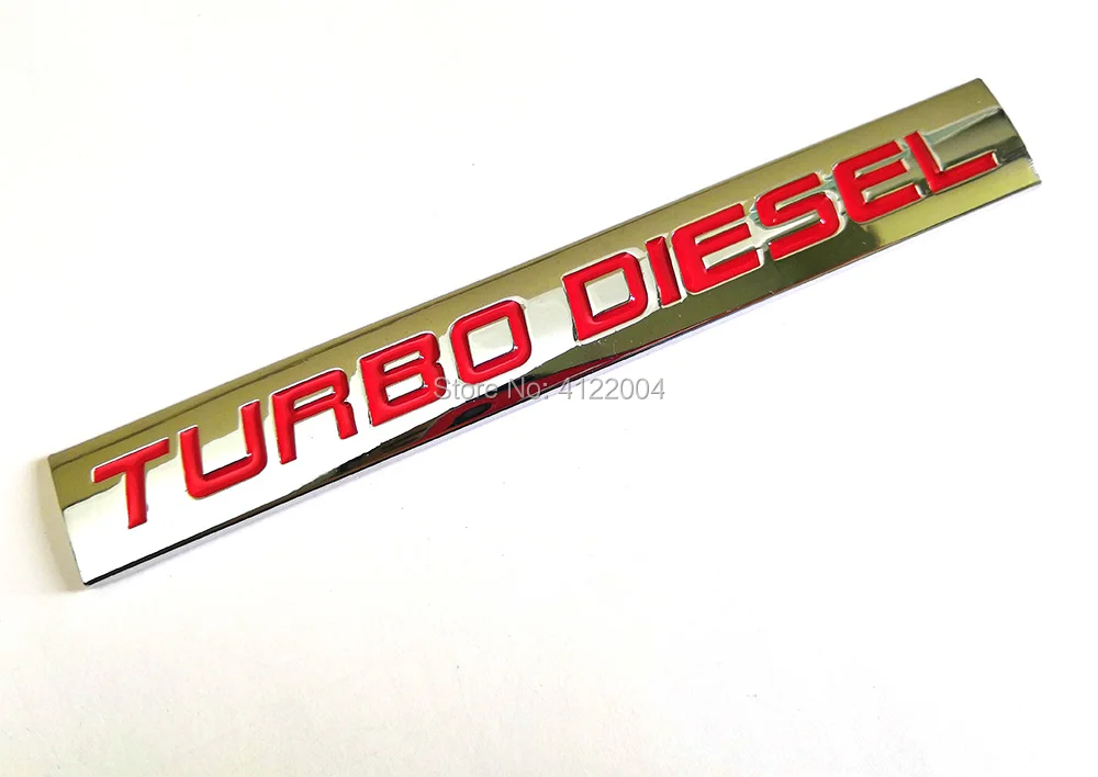 

Turbo Diesel Energy Emblem Trunk Sticker Decal For AUDI Skoda BMW CHEVROLET FORD HYUNDAI KIA MAZDA NISSAN