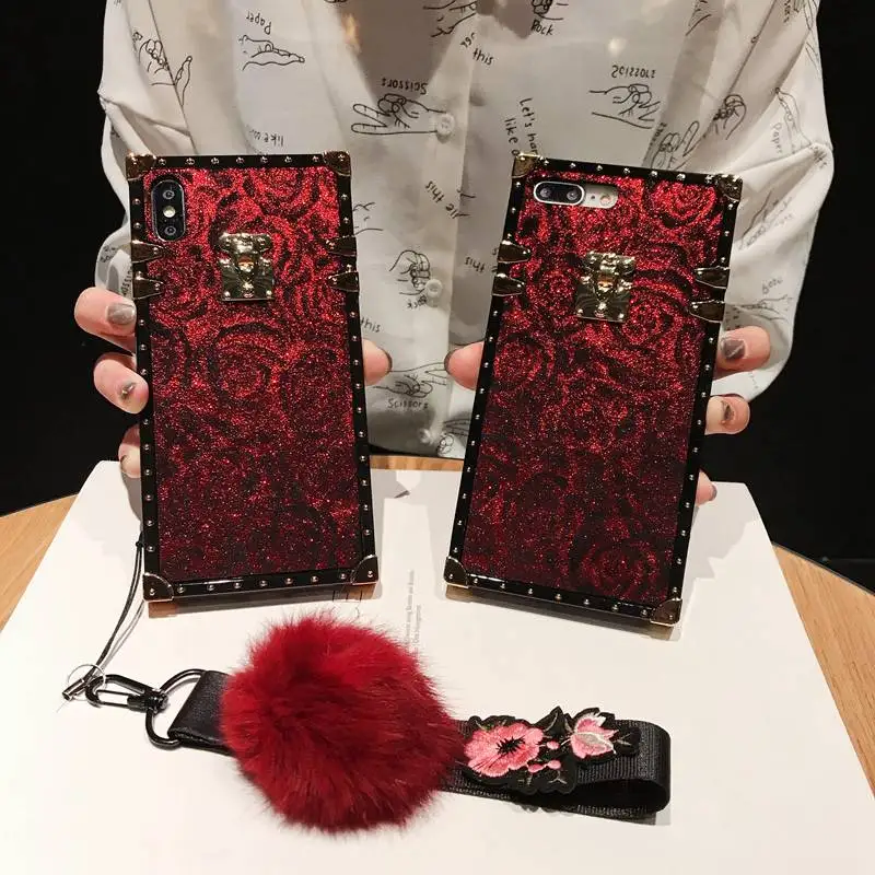 С видео Роза роскошные чехол для iPhone X 8 плюс 7 6 s 5 5S SE |