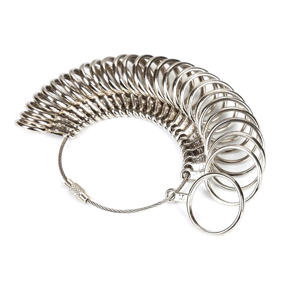 Fashion Jewelry Tool Making Standard Measure US Ring Sizer Mandrel Finger Gauge Stick Finger Sizer Shellhard Jewellery
