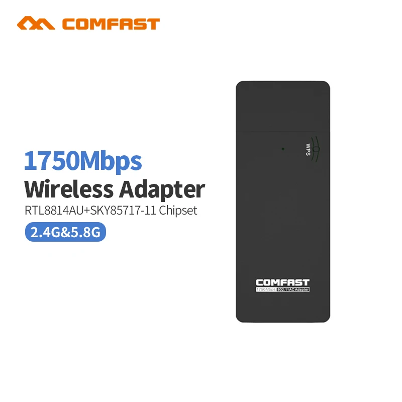 Prix pour Comfast cf-917ac 1750 mbps dual band 11ac sans fil n 2.4g + 5.8g usb wi-fi wifi adaptateur 802.11ac/a/b/g/n réseau emetteur Prix pour Comfast cf-917ac 1750 mbps dual band 11ac sans fil n 2.4g + 5.8g usb wi-fi wifi adaptateur 802.11ac/a/b/g/n réseau emetteur