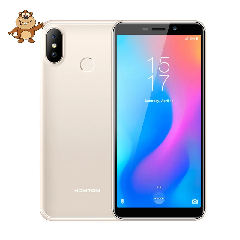 HOMTOM C2 5 дюймов 2 Гб 16 3000mAh18: 9 Безель безрамочный ID 4G LTE мобильный телефон Android 8 1 13MP