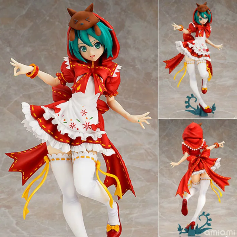 

Anime Hatsune Miku Red Riding Hood Project DIVA 2nd Brinquedos PVC Action Figure Juguetes Collectible Model Doll Toys 25cm WX244