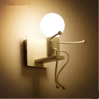 

Creative Modern LED Wall Lights For Home Lighting Children Bedroom Beside Lamp Aplik Wandlamp Appliques LED