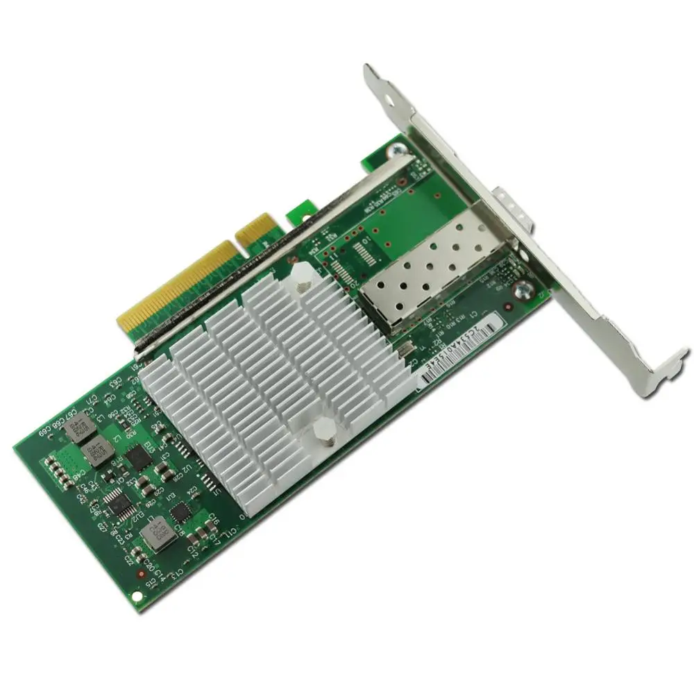 Winyao WY599F1 10 Гбит/с SFP+ LC Fibre PCIe 8x Ethernet серверный адаптер с SFP+ E10G41BTDA X520-DA1 82599 10000M Nic