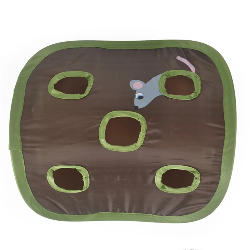 Portable Folding Pet Bag Play Tent Toys Mobile Activity Multifunction Playing Bed Cat House With Ball Bell Mouse PT0063 (5)