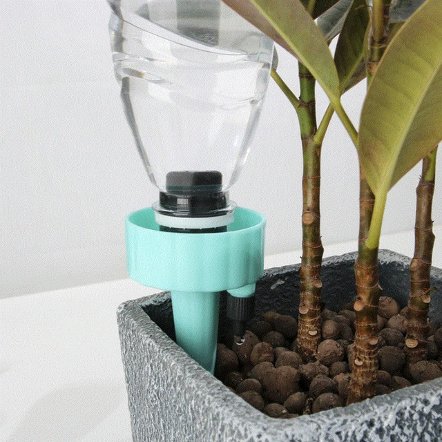 Best Offers 8 pcs Drip irrigation system Plant Waterers  Automatic watering device dripper potted watering artifact drip lazy device seepage