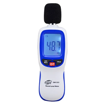 

Digital sound level meter noise tester 30-130dB GM1353 in decibels LCD screen noisemeter