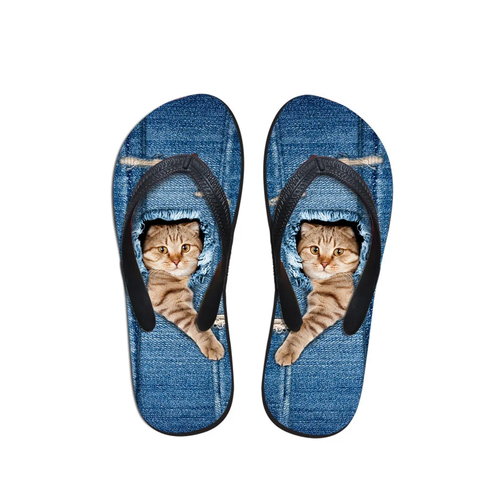 Cat print slippers Clearance