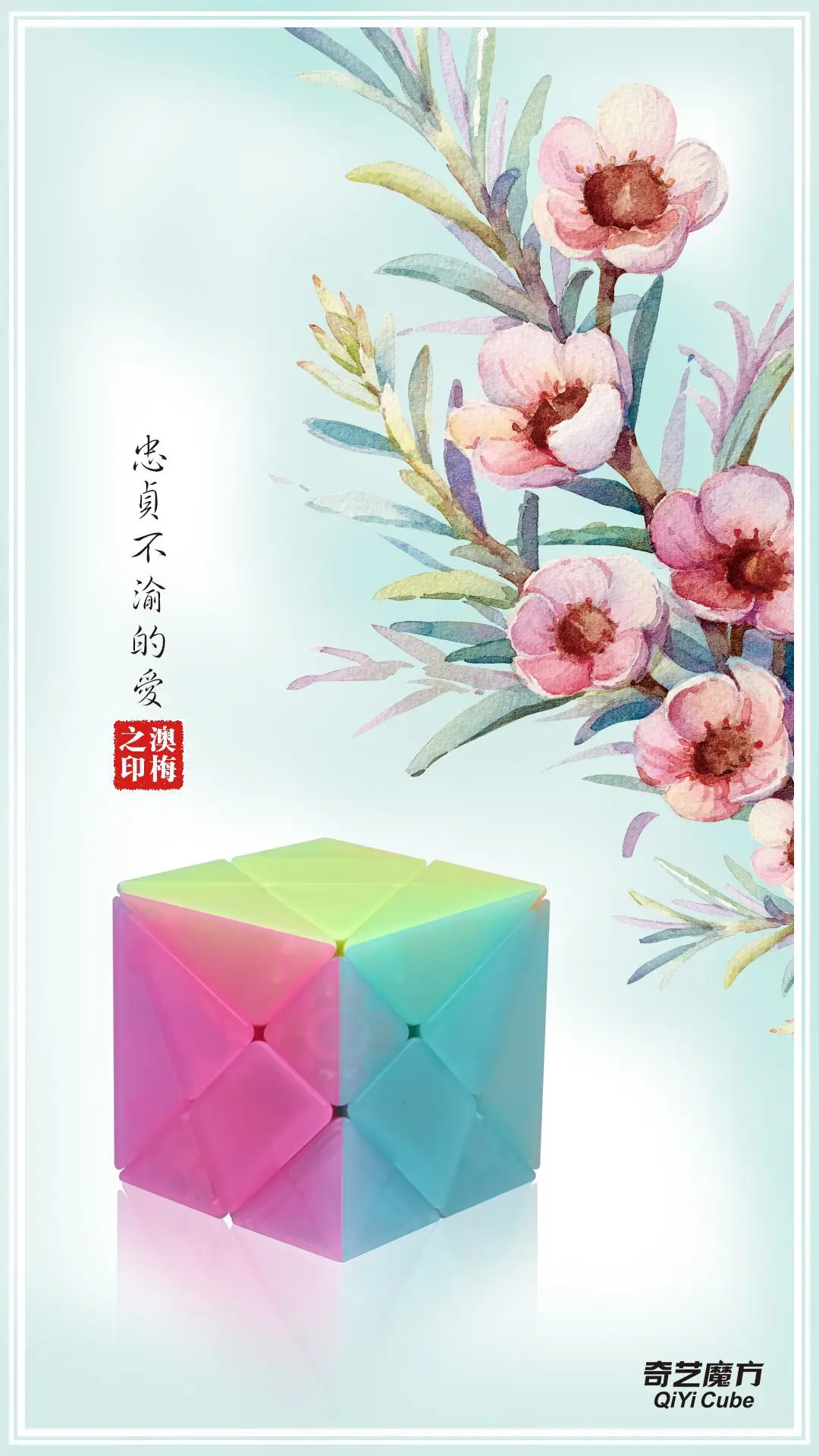 Educativos para Criança Kits de Treinamento do Cérebro Qiyi Geléia Eixo Cubo Mágico Brinquedos Adulto Jogando Stickerless 3 High Quality Brinquedos e hobbies