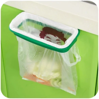 

Hanging kitchen cupboard door back style stand trash, garbage bags , storage rack Container Shelf Promotion