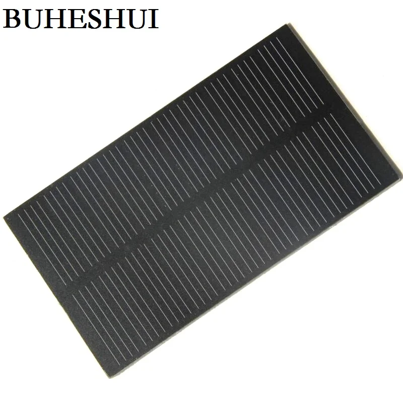 

BUHESHUI 1W 5V 200MA Solar Cell Module Monocrystalline PET Solar Panel DIY Solar Charger Education Kits 107*61MM 2pcs/lot