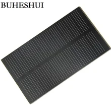 BUHESHUI 1W 5V 200MA Solar Cell Module Monocrystalline PET Solar Panel DIY Solar Charger Education Kits 107*61MM 2pcs/lot
