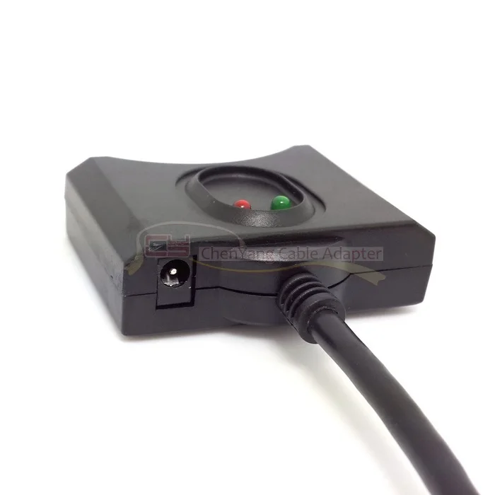 adaptador para computador portátil pc com led e dc power jack