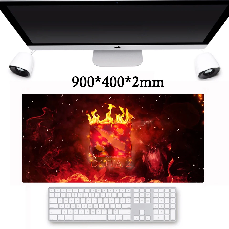 

900x400x2mm Speed Grande DOTA 2 Game Mouse Pad Computer Gaming Natural Rubber Mouse Pad Gamer Play Mat Version Keyboard Mousepad
