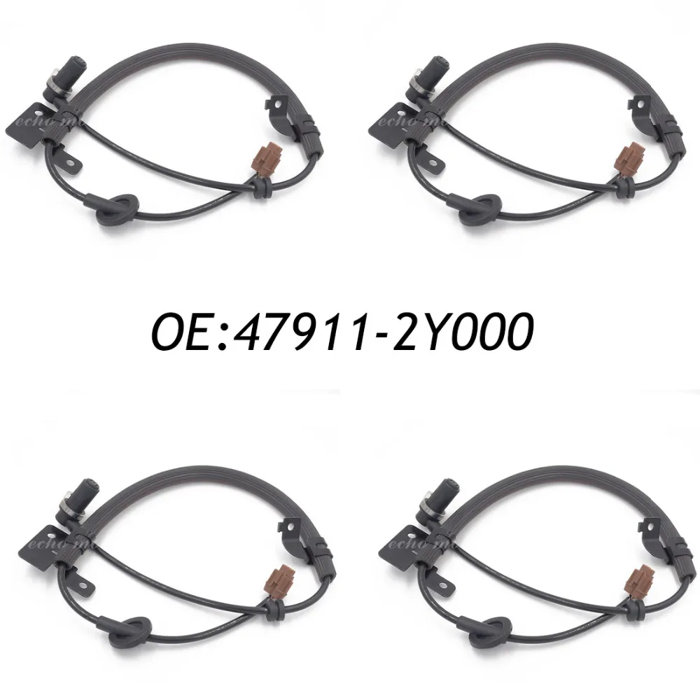 

4PCS 47911-2Y000 ABS Wheel Speed Sensor Front Left Driver for Infiniti I30 & Nissan Maxima ALS295,5S10721,SU12174,ABS146