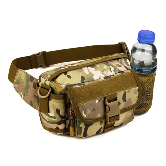 Два ремешка, водонепроницаемая Мужская поясная сумка, нейлоновая поясная сумка, мужская сумка для путешествий на открытом воздухе, спортивная сумка на плечо, сумка на плечо, сумка на пояс - Цвет: CP