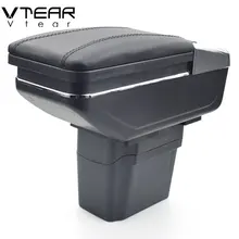 Vtear-reposabrazos para Chevrolet Cruze, caja de almacenamiento de contenido de tienda central, portavasos, Cenicero interior, accesorios de estilismo para coche