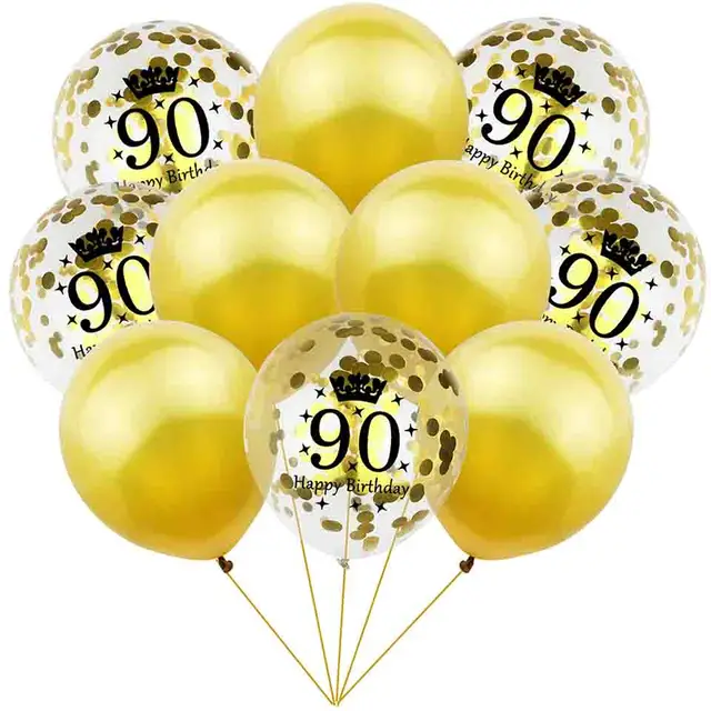 Happy 90th Birthday Banner