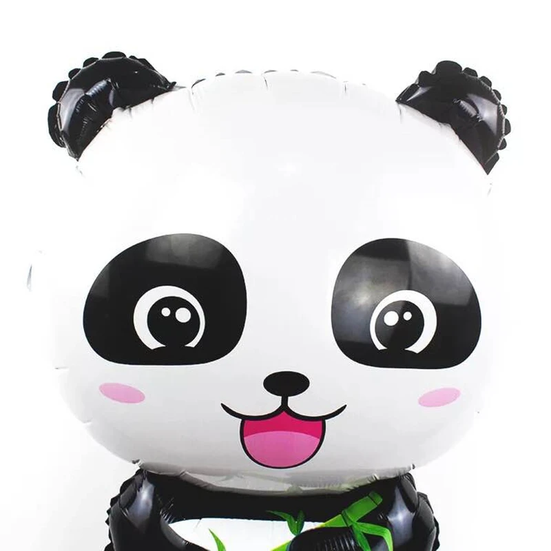 Cartoon Panda Foil Balloons Happy Birthday party decorations kids inflatable Classic Toys China Panda Globos Children's Balloon