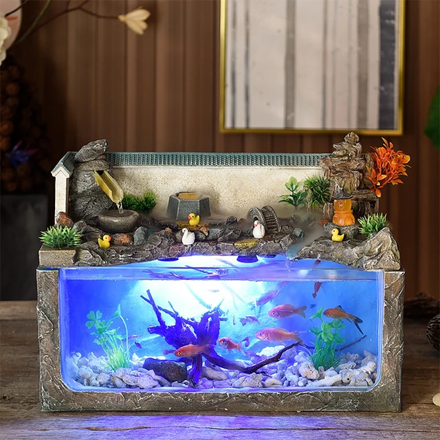 My DIY Mini Aquarium Fish Tank (Live Landscape Aquarium)