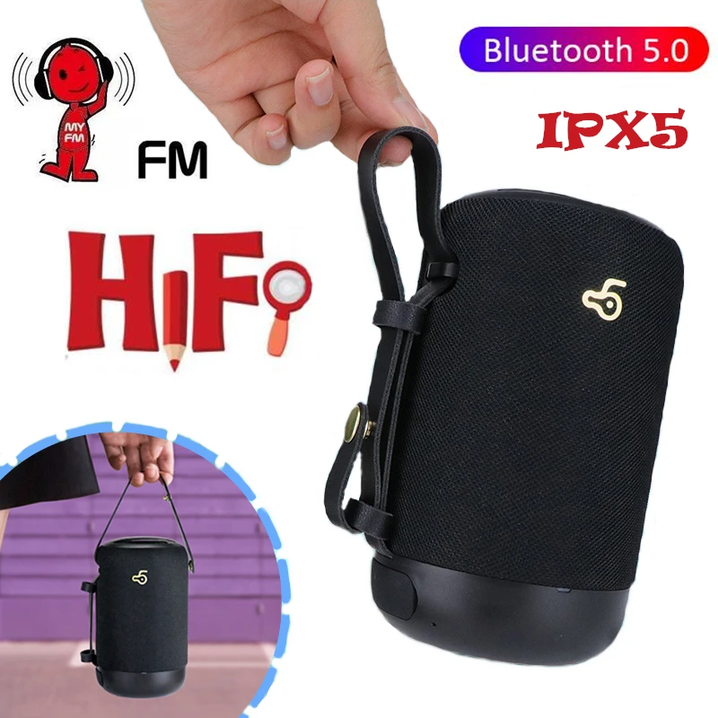 

Waterproof Super Bass Stereo with USB & AUX Input Support TF Card FM Radio Hands-Free Call - Car Outdoor Bluetooth 5.0 Speakers