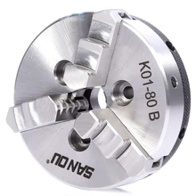 K01-80B 3 кулачковый токарный патрон Самоцентрирующийся " CNC K01 80B M5 закаленная сталь для токарного станка по дереву