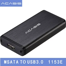 Acasis FA-2283 1.8″ inch USB 3.0 mSATA External Hard Disk Drive HDD Enclosure Case Box SSD mSATA Reader Adapter mSATA To USB3.0