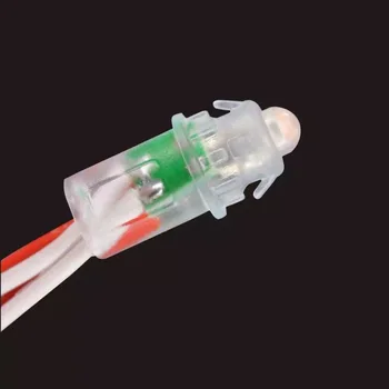 

9mm diameter led single color nodes;through-hole node;DC5V;epoxy resin filled