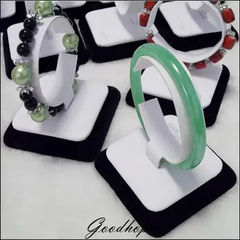 

Wholesale Lot of 12pcs Counter Top Bracelet Display Stand Holder Case Watch Bangle Anklet Jewelry Showcase Adjustable C Design