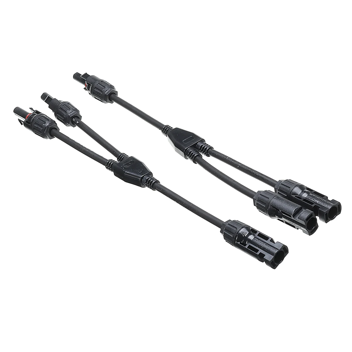 1 Pair MC4 Solar Panel Cable Photovoltaic Connectors Solar System Panel Parallel Connection Male/Female Y Type Branch Module
